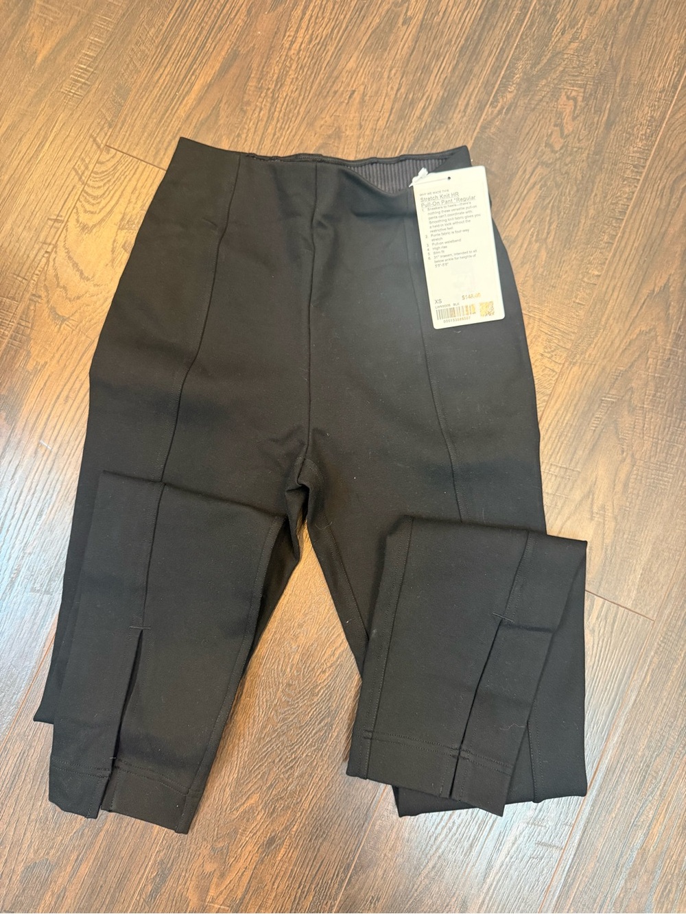 lululemon athletica Black Front-Seam Ponte Leggings